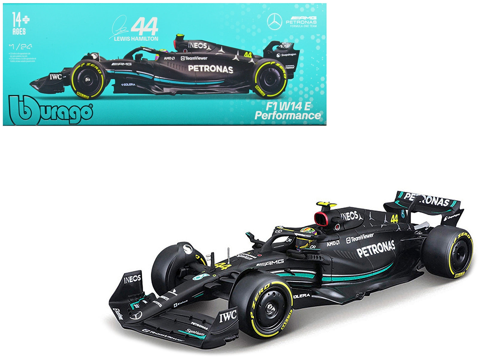 Mercedes-AMG F1 #44 Lewis Hamilton "Petronas" Diecast Model