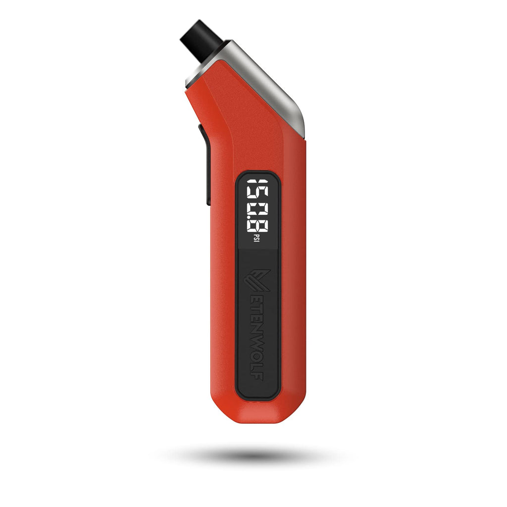 ETENWOLF T300 digital tire pressure gauge in Vivid Orange
