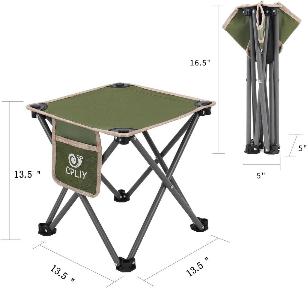Portable Folding Track-Day Stool – Compact Motorsport Seating