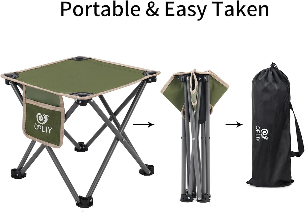 Portable Folding Track-Day Stool – Compact Motorsport Seating