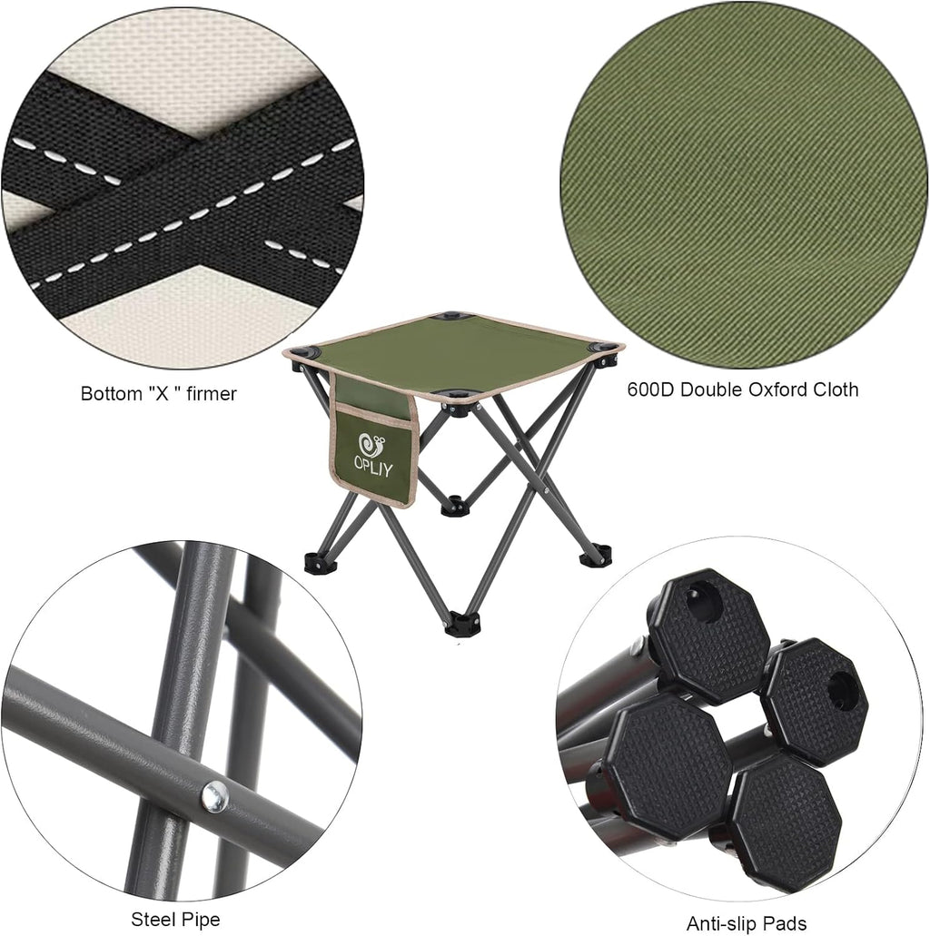 Portable Folding Track-Day Stool – Compact Motorsport Seating