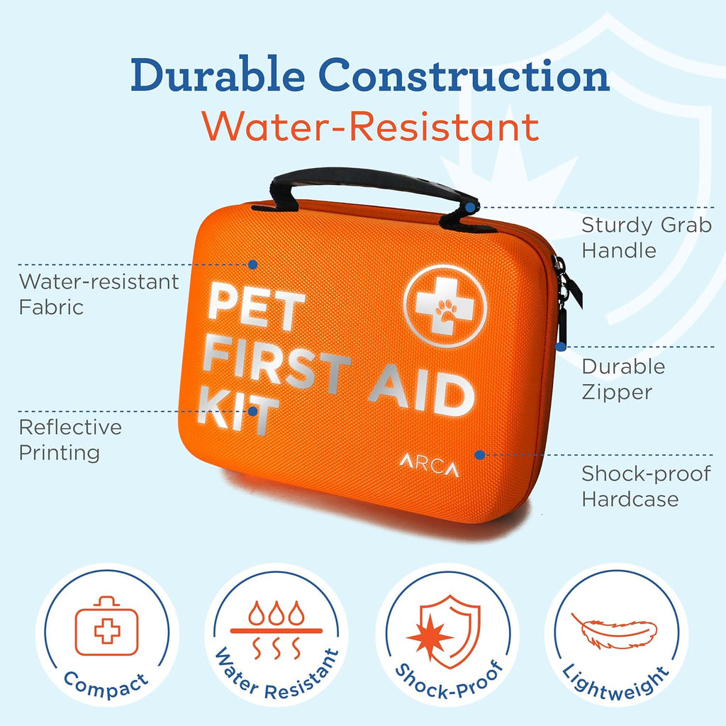 ARCA PET First Aid Kit for Dogs & Cats – Travel Emergency Kit