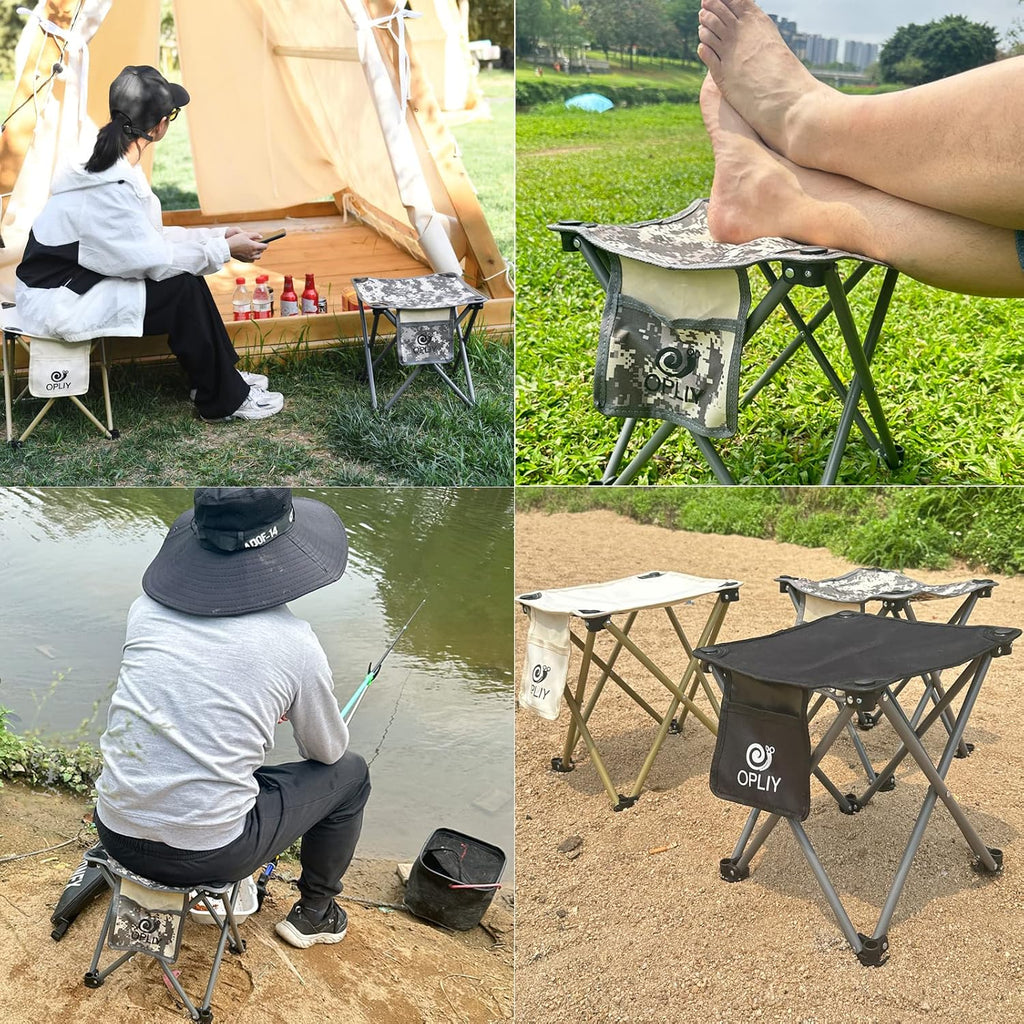 Portable Folding Track-Day Stool – Compact Motorsport Seating