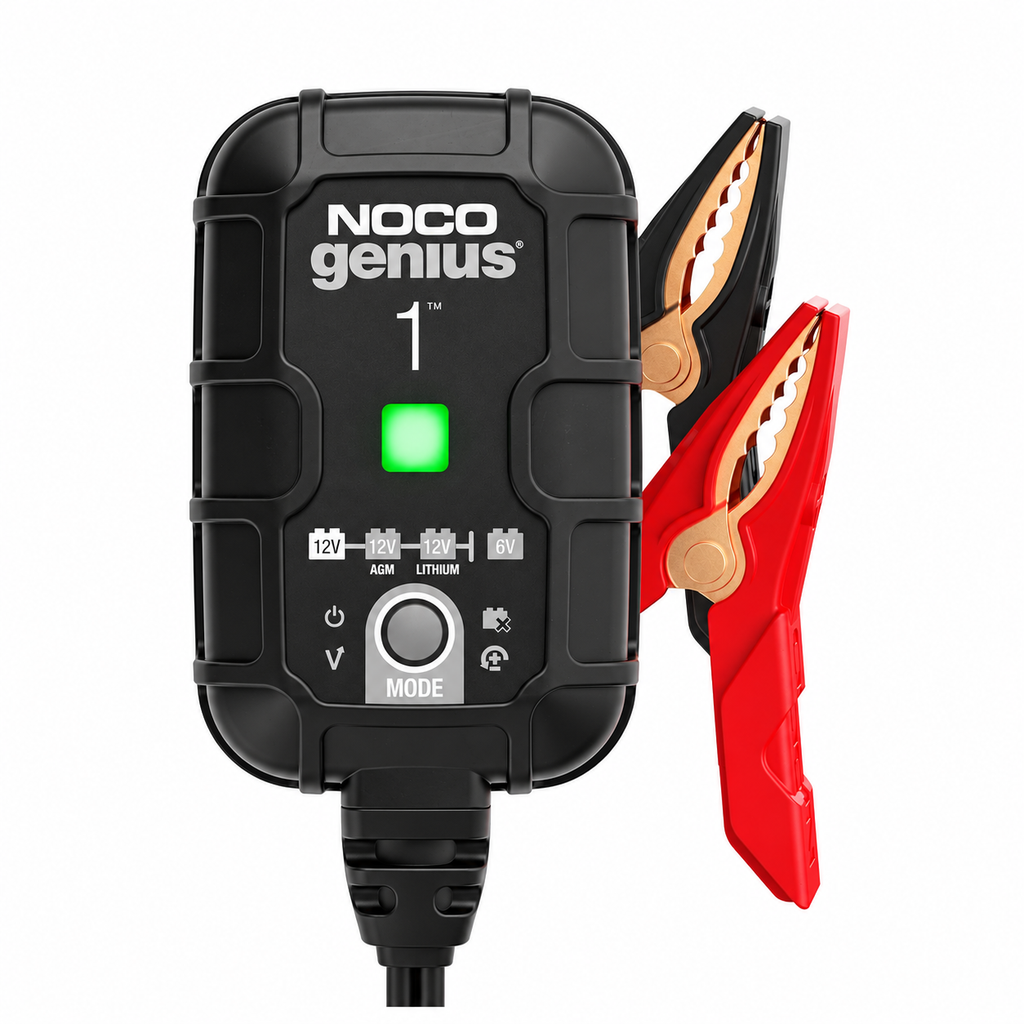NOCO GENIUS1 1A Smart Battery Charger & Maintainer – 6V/12V