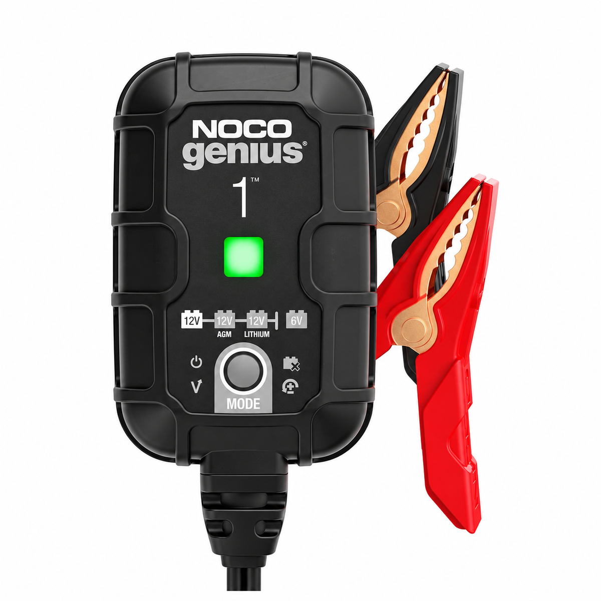 NOCO GENIUS1 1A Smart Battery Charger & Maintainer – 6V/12V