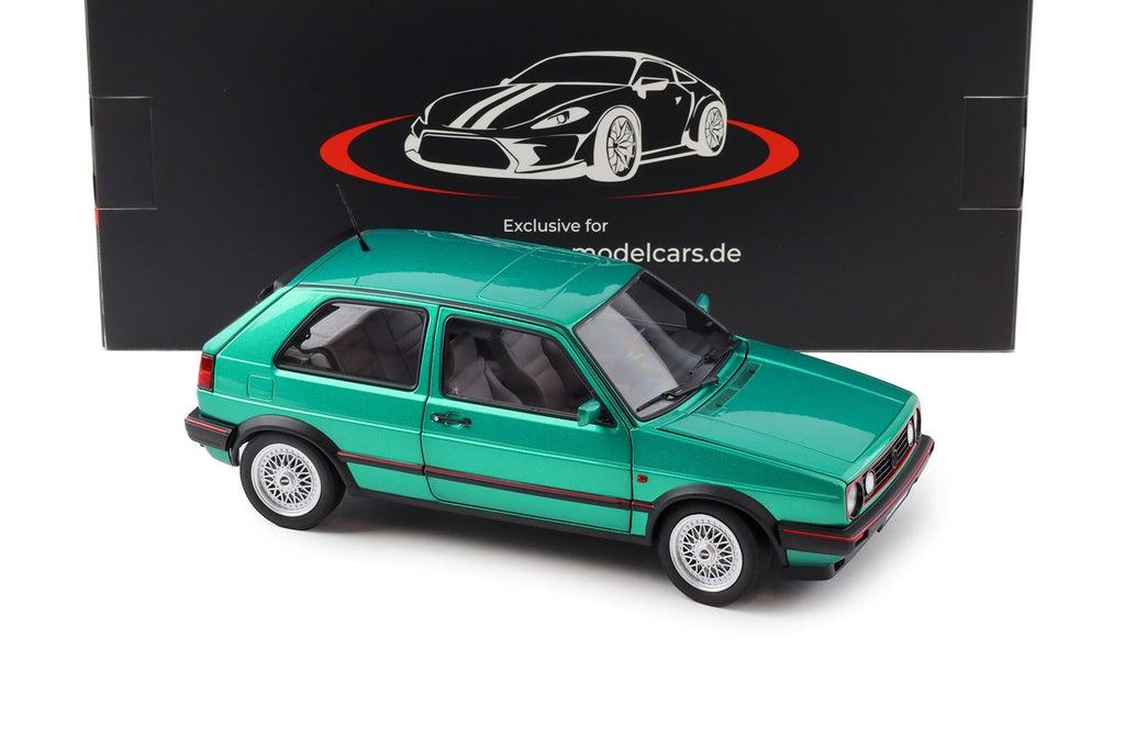 1988 Volkswagen Golf MK2 GTI Montana Green Metallic Model 1:18 Scale
