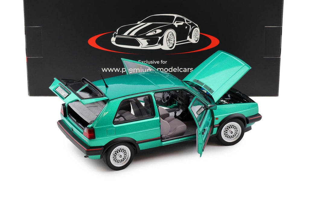 1988 Volkswagen Golf MK2 GTI Montana Green Metallic Model 1:18 Scale