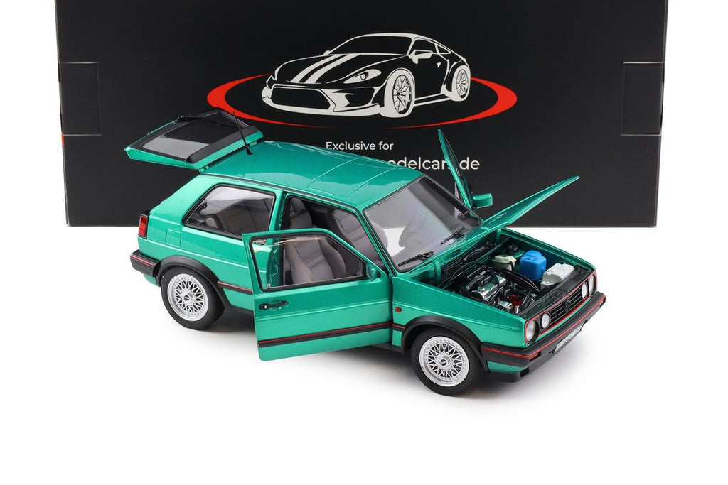 1988 Volkswagen Golf MK2 GTI Montana Green Metallic Model 1:18 Scale