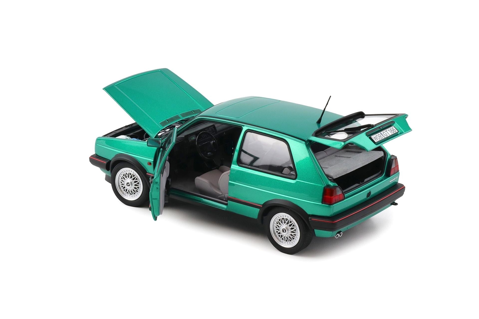 1988 Volkswagen Golf MK2 GTI Montana Green Metallic Model 1:18 Scale