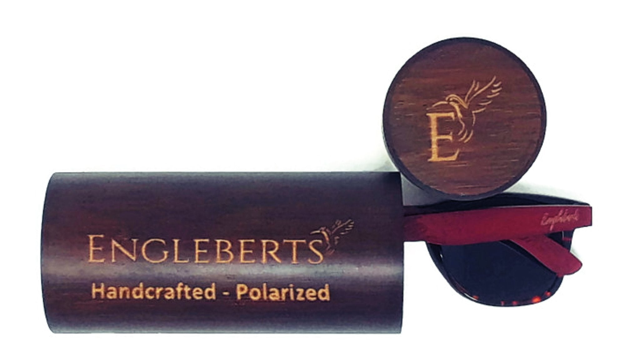 Artisan Engraved Red Bamboo Tortoise Frames