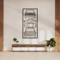 BMW 2002 Turbo (E20) Quad Profile Metal Silhouette Wall Art