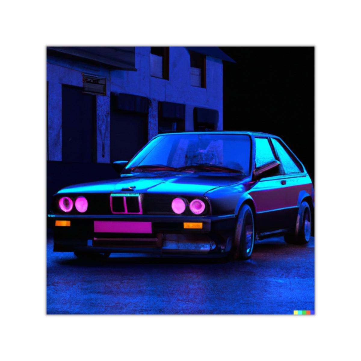 Cyberpunk BMW e30 sticker