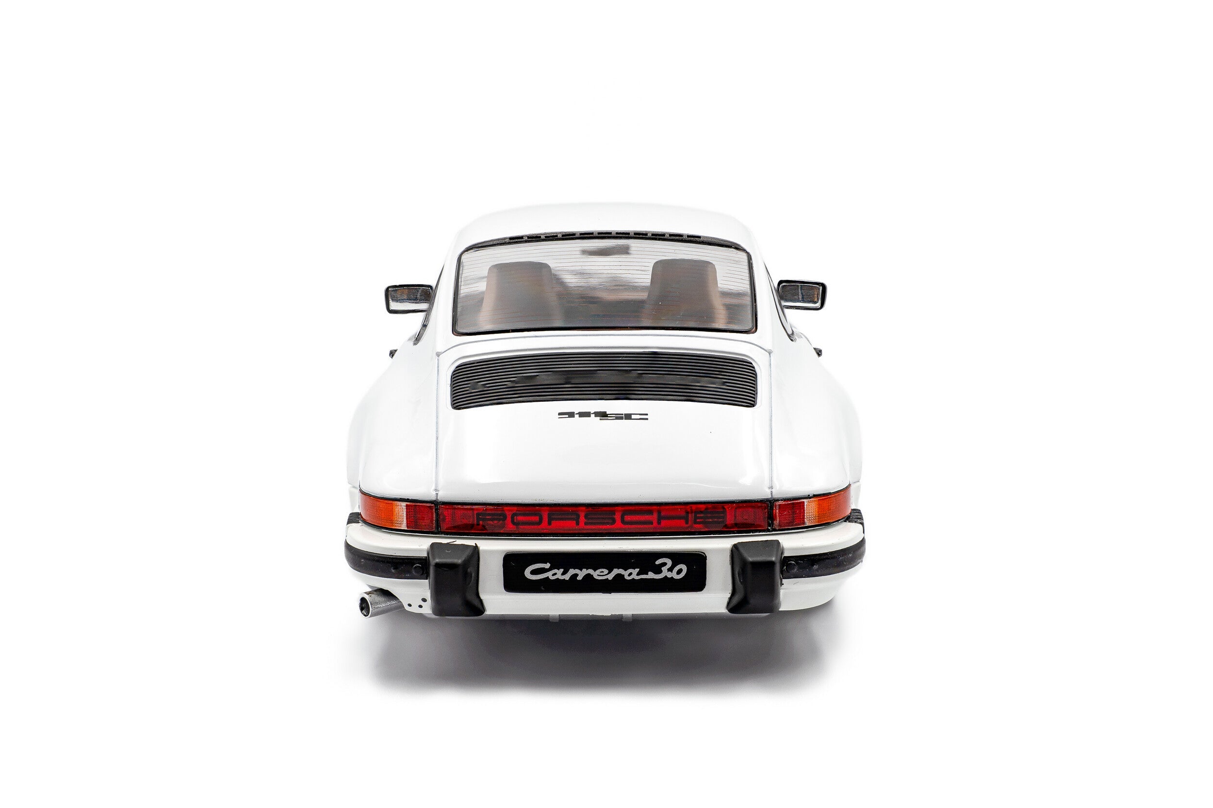 Solido 1974 Porsche 911 Carrera 3.0 SC White 1:18 Scale Diecast Model
