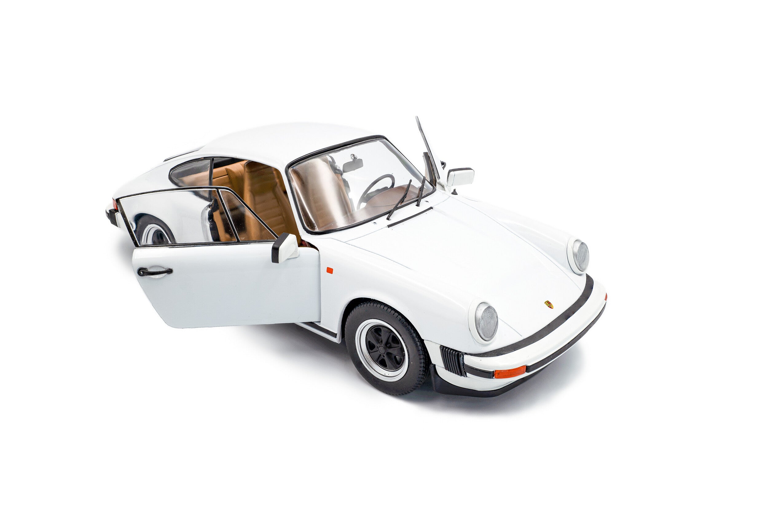 Solido 1974 Porsche 911 Carrera 3.0 SC White 1:18 Scale Diecast Model