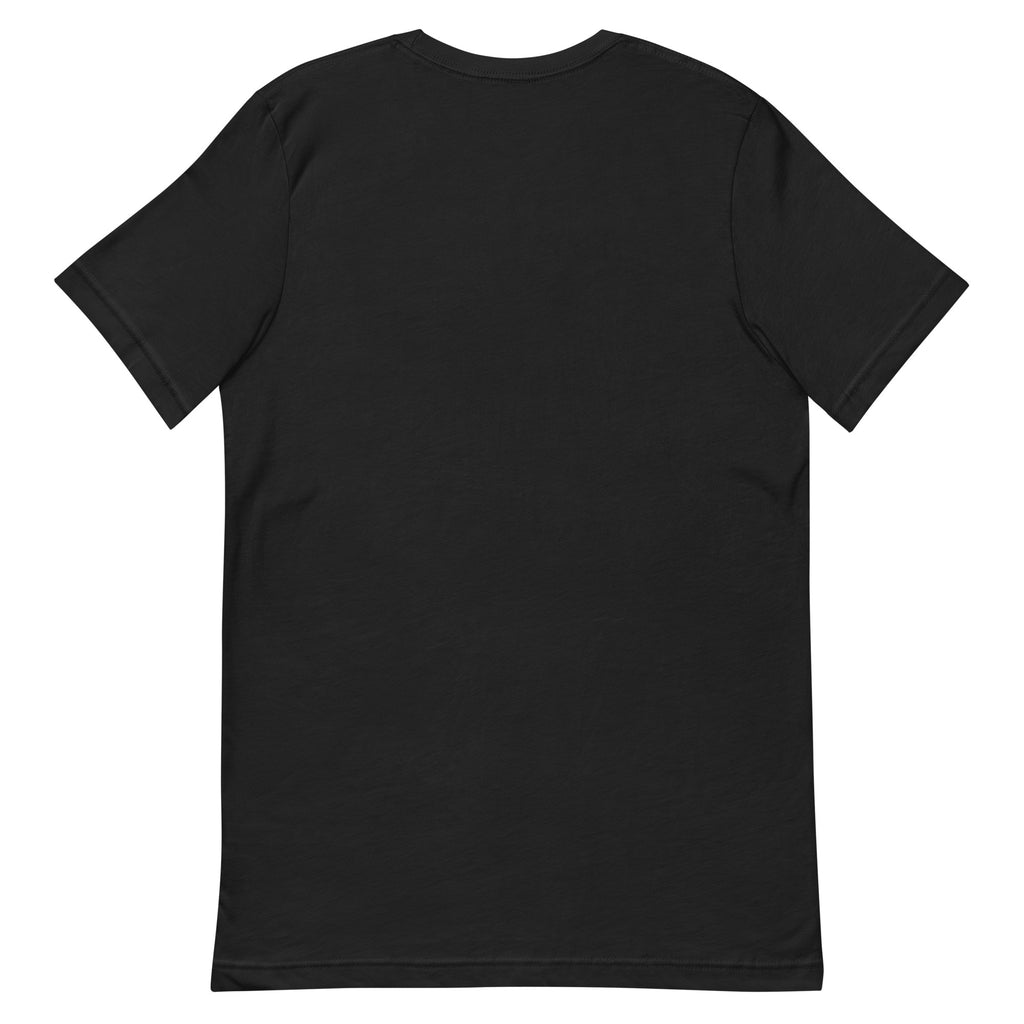 Back view of Vintage Black Audi T-shirt showing the blank, unprinted back